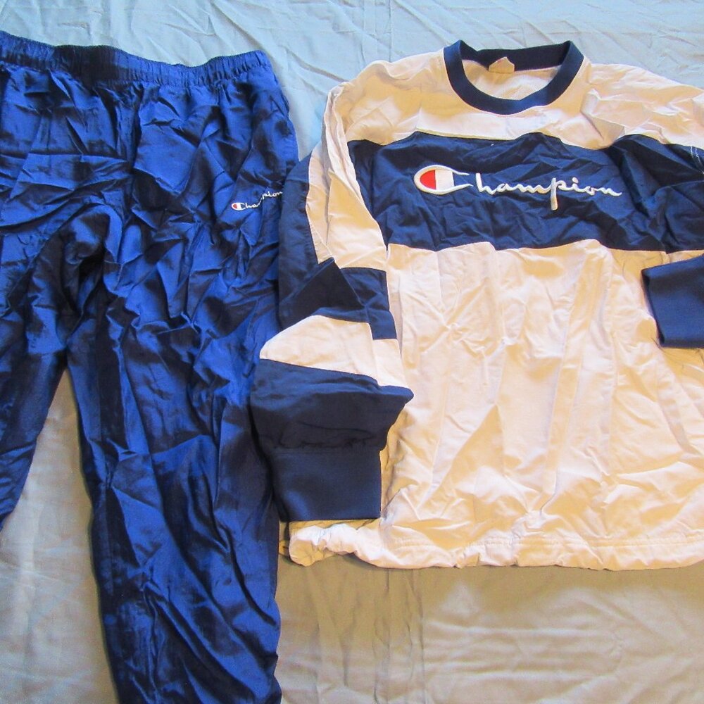 Mens Vintage Champion Athletic / Track Suit Size XL